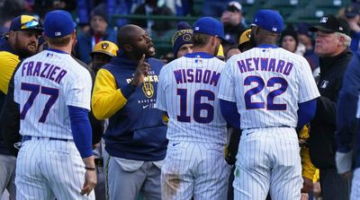 Benches Clear in Cubs-Brewers After Andrew McCutchen Gets Hit by a Pitch
