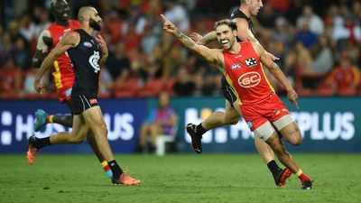 Patrick Cripps injured as Gold Coast Suns hand Carlton their first loss of the year