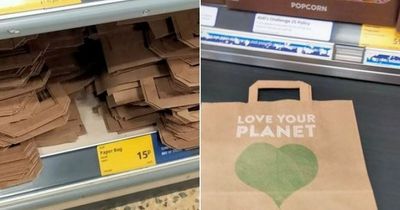 Aldi's new 15p paper bags divide opinion among shoppers