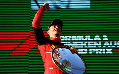 Ferrari driver Charles Leclerc wins Formula 1 Australian GP