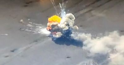 Russian tank blown to pieces with single strike by Ukrainian missile in dramatic video