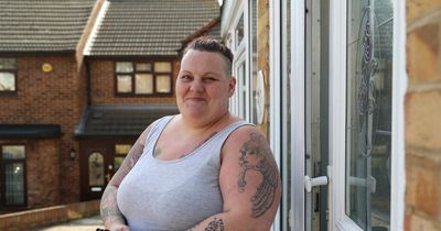 Distressed mum calls council home 'unliveable' after tot falls in 2ft kitchen hole