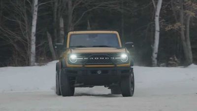 Powersliding A Ford Bronco On A Rally Stage Looks Like All Kinds Of Fun