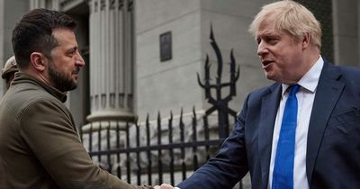 Boris Johnson promises 'unwavering support' to Ukraine after visiting Kyiv