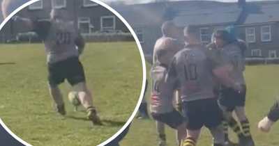 The brilliant moment tighthead prop steps up to nail touchline conversion and win Welsh derby with last kick of game