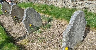 The reason flowers were laid today on the graves of these unknown coal miners