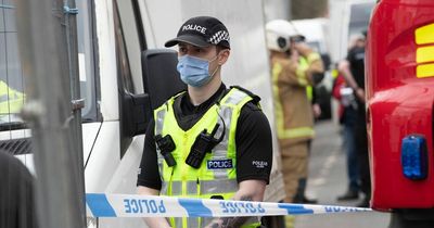 'Disturbance' locks down Glasgow street as armed cops swoop on the scene