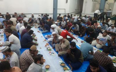 An iftar party by the police, for everyone