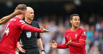 Man City fans slam referee Anthony Taylor for not sending off Liverpool FC star Thiago Alcantara