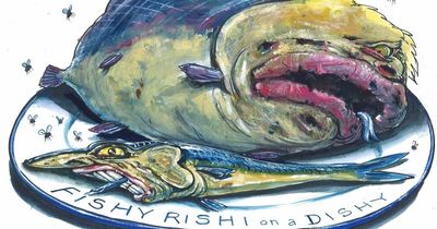 'Fishy Rishi is a beached Chancellor struggling to survive and considering quitting'