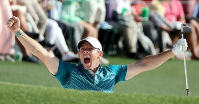 Rory McIlroy ends Masters round with unbelievable shot as he matches lowest ever final-round score at Augusta