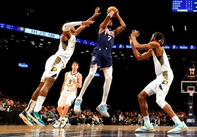 Durant, Irving lead Nets over Pacers, Celtics take second seed