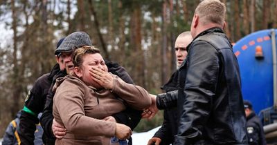 Mass grave of 132 bodies found in ditch near petrol station of Ukraine village