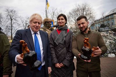 Why Boris Johnson was gifted a ceramic cockerel on his visit to Ukraine
