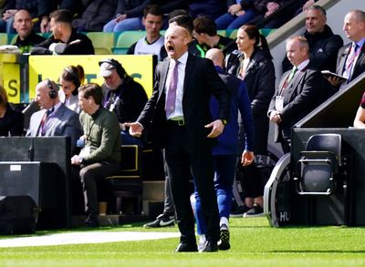 Sean Dyche won’t overreact to Burnley’s defeat at Norwich