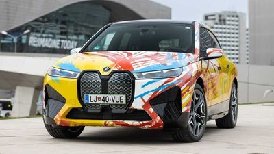 BMW iX Used As Canvas For Artists In Slovenia