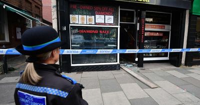 Robbers smash way into jewellers in 'ram raid'