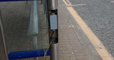 ‘Lives are at risk’ Bus stop vandals slammed after leaving electrical wires exposed in Dundee attacks