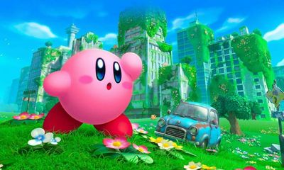 Kirby and the Forgotten Land review – pink, blobby caper is a sliver of weird joy in dark times