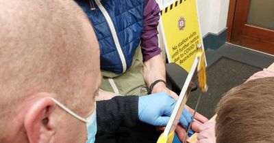 Careful Dublin Fire Brigade firefighters cut ring off man's finger with hacksaw