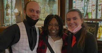 Whoopi Goldberg delights Edinburgh restaurant with visit ahead of Amazon Prime show filming