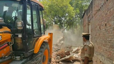 Uttar Pradesh: Police remove illegal plotting on Mukhtar Ansari's aide's Rs 60 crore land