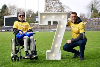 Kevin Sinfield says ‘inspirational’ Rob Burrow has changed attitudes towards MND