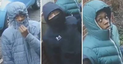 Police release CCTV images of three men they'd like to speak with following aggravated burglary in Sale
