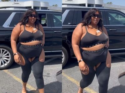 Lizzo wears cut-out leggings from new shapewear line to excitement of fans: ‘I can’t wait to order’