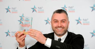 Lanarkshire roofing company who went extra mile for customers during lockdown wins big at Business Awards