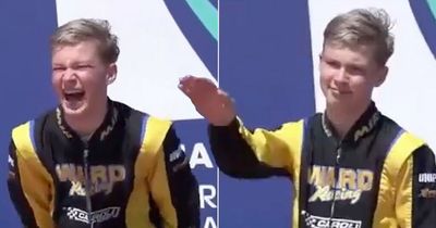 Russian karting champion, 15, investigated by FIA for 'Nazi salute' on podium