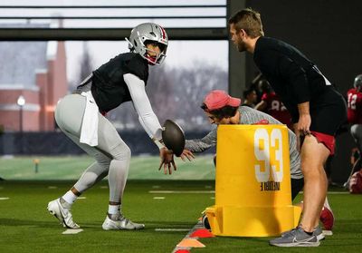 C.J. Stroud honors Dwayne Haskins at spring practice