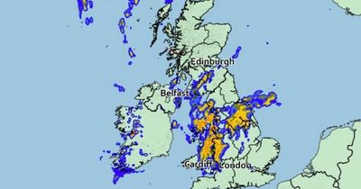 UK weather forecast: Heavy rain and thunder to strike before balmy 22C heat spell