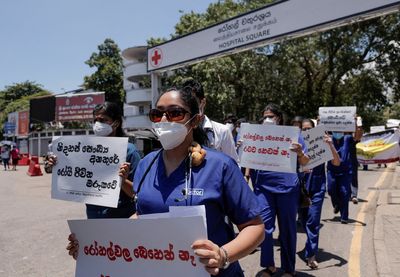 Drugs running out, surgeries cancelled as Sri Lanka's health system buckles