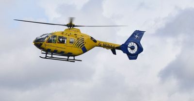 Seriously injured man airlifted to hospital after M56 crash as driver arrested