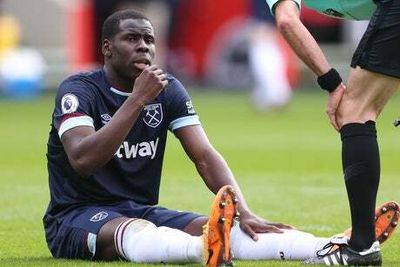 Kurt Zouma: ‘Difficult’ for West Ham star to feature in key Lyon Europa League clash after ankle injury