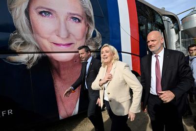 Potential far-right victory for Le Pen in France’s election race viewed as a threat to the EU