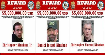 Kinahans join most wanted list as $5 million reward offered and gangsters warned 'they can't hide forever'