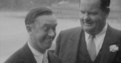 Watch a video clip of comedy giants Laurel and Hardy visiting Tynemouth 90 years ago