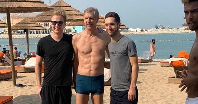 Arsene Wenger branded 'sex symbol' as image of ex-Arsenal boss's ripped physique emerges