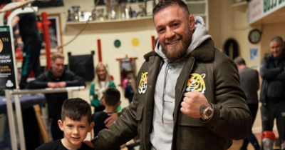 Conor McGregor brings son along to training as he ramps up UFC comeback preparations