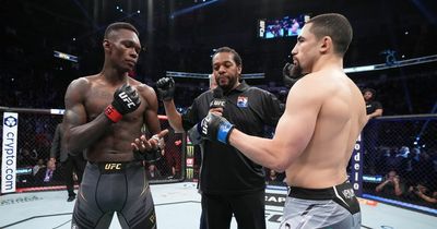 Israel Adesanya explains why he doesn't touch gloves before UFC fights