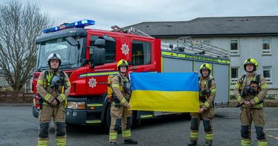 West Lothian firefighters raise cash for Ukraine