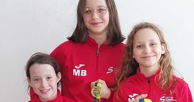 Three Sunderland sisters on the crest of a wave after winning 17 swimming medals between them