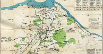 Vintage Edinburgh tram map shows huge extent of city's original network