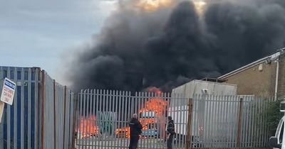 Huge fire on Pyle industrial estate was an accident