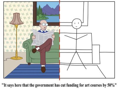 Doomed duck and arts cuts among themes of young cartoonists of year