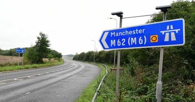 Mystery as car found facing wrong way on M62 at rush hour