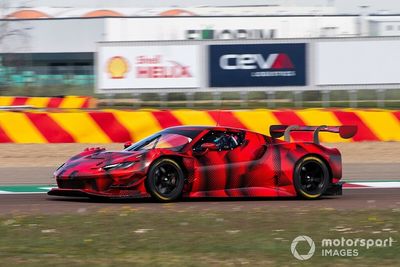 Ferrari’s new 296 GT3 car breaks cover in Fiorano shakedown test
