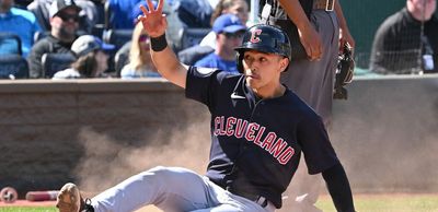 Guardians rookie sensation Steven Kwan took an actual base with him on the team flight
